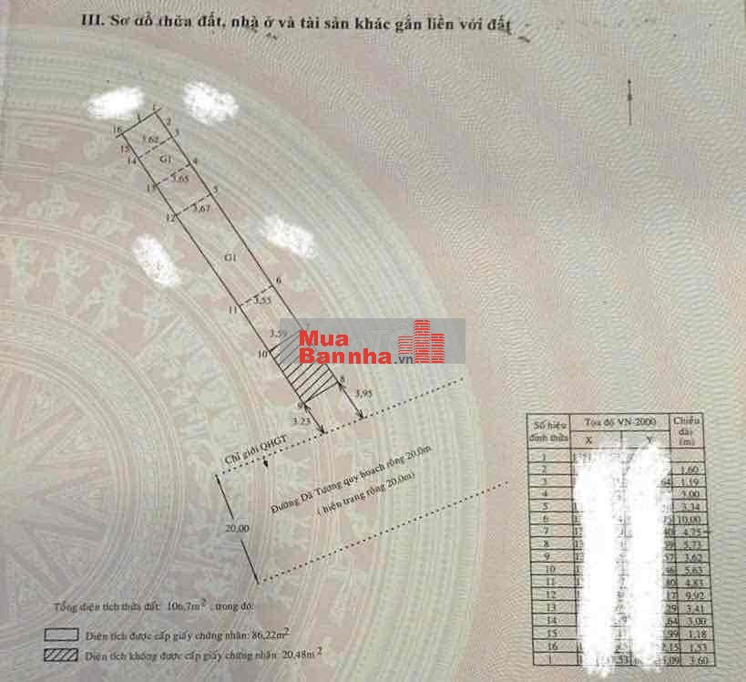 Bán Nhà Đất Đối Diện Công Viên Dã Tượng Cách Biển 700m Hướng Đông Nam