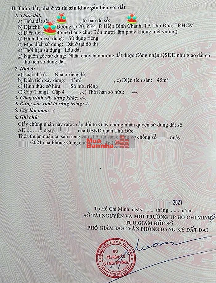 Nhà 2 mặt tiền hẻm đường 20 hiệp bình chánh gần TTTM Gigamall Giá 4 tỷ