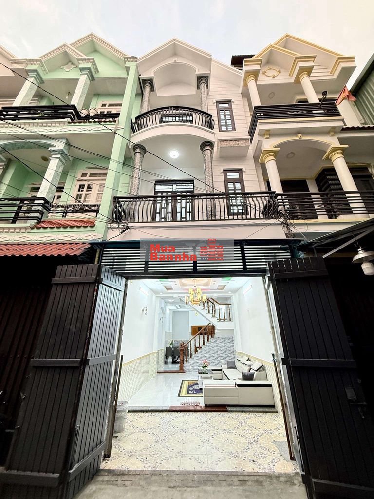 Nhà phố 3 tầng 4m x 14m. 1/ Ngắn Hẻm 5m Lâm Thị Hố