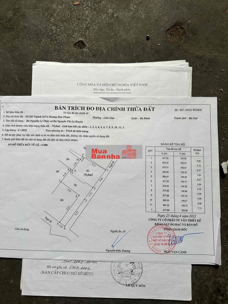 Bán nhà mặt ngõ phố Văn Cao