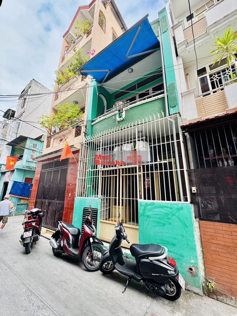 Q.10 CMT8 GIÁP Q.3 HXH thông 36m2 2 tầng chỉ 6,9 tỷTL