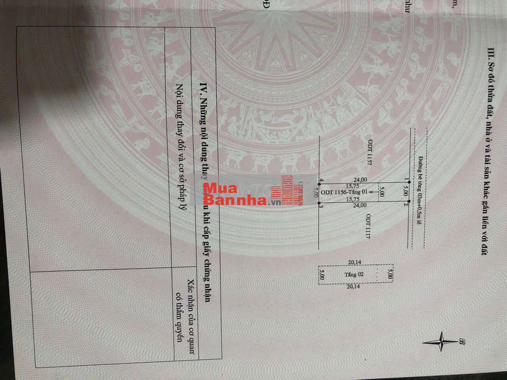 Cần bán nhà 2 tấm