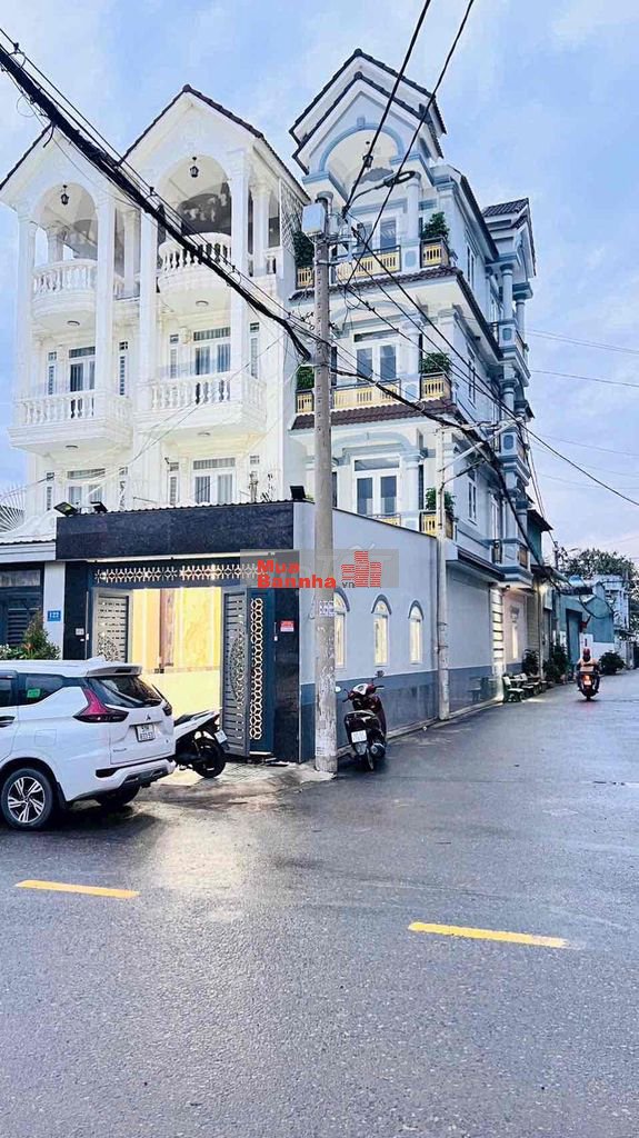 Bán Nhà Mới 4x25m.xây 3 Lầu .Góc 2 Mặt Tiền Đường TA13,phường Thới An