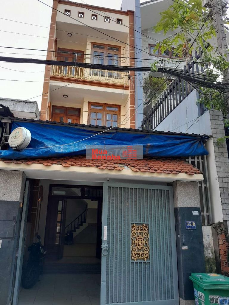 Nhà đẹp 3 tầng,hẻm thông ôtô 7 chỗ,gần Phần Mềm Quang Trung,DT: 4 x 22