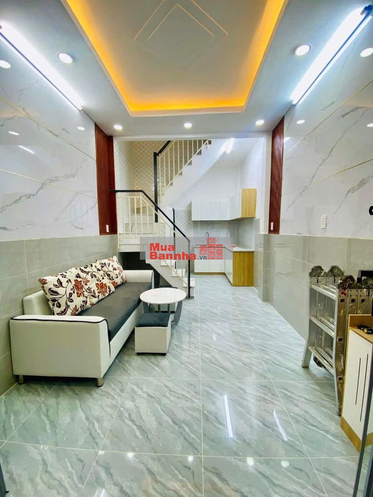 Nhà hẻm thông Hậu Giang 40m2,2 tầng BTCT 2PN 2WC, 3 bước ra mặt tiền