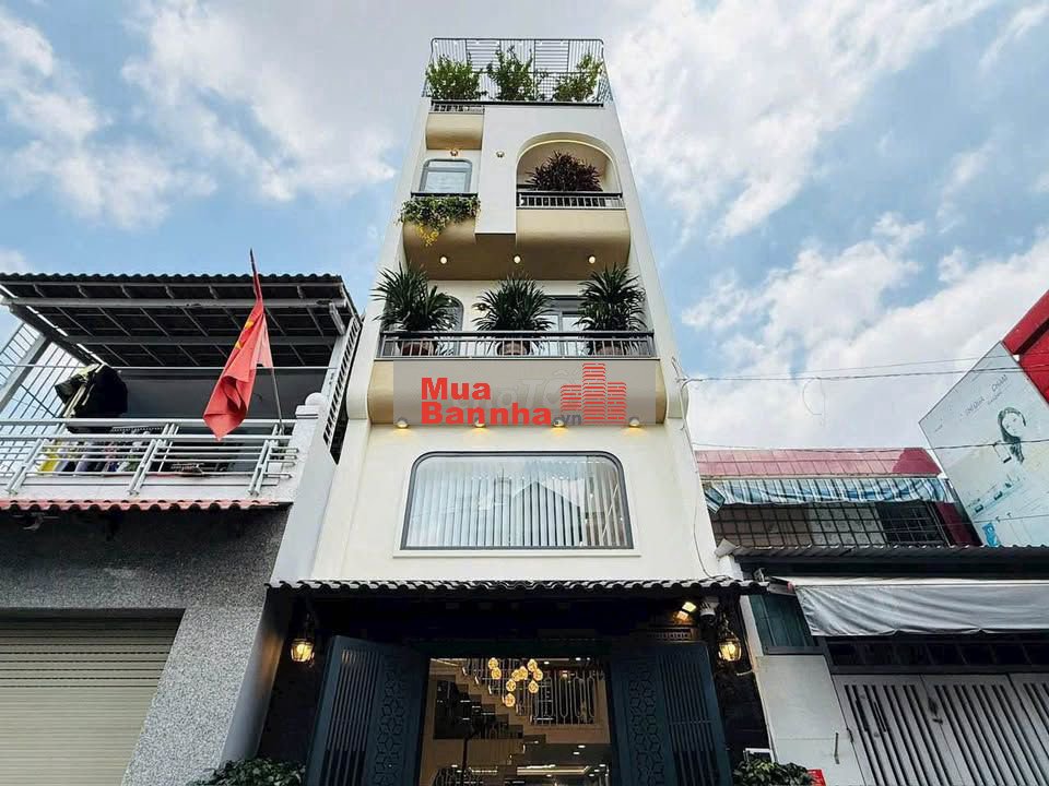 🆘Nhà 2 Mặt Hẻm Minh Phụng - Hậu Giang Q.6 | 4 Tầng Mới - 4 PN | 6.4 Tỷ