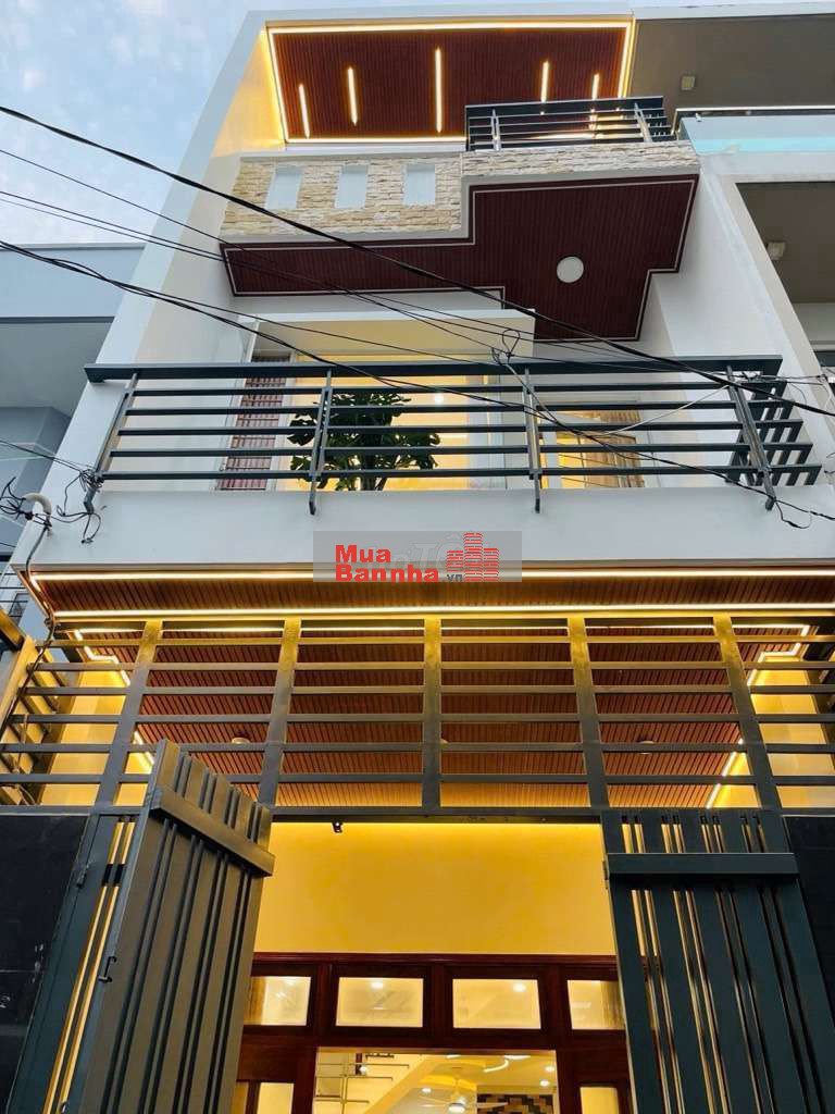 BÁN NHÀ GIÁP LÊ VĂN QƯỚI, 4X15, 3 TẦNG BTCT, HẺM 7M, GIÁ 5,75 TỶ