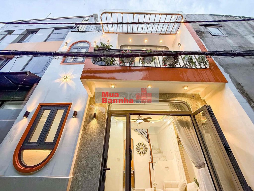 NHÀ ĐẸP BÌNH THẠNH - GẦN ĐH VĂN LANG - 27m2 - NGANG LỚN 5M - 2 TẦNG