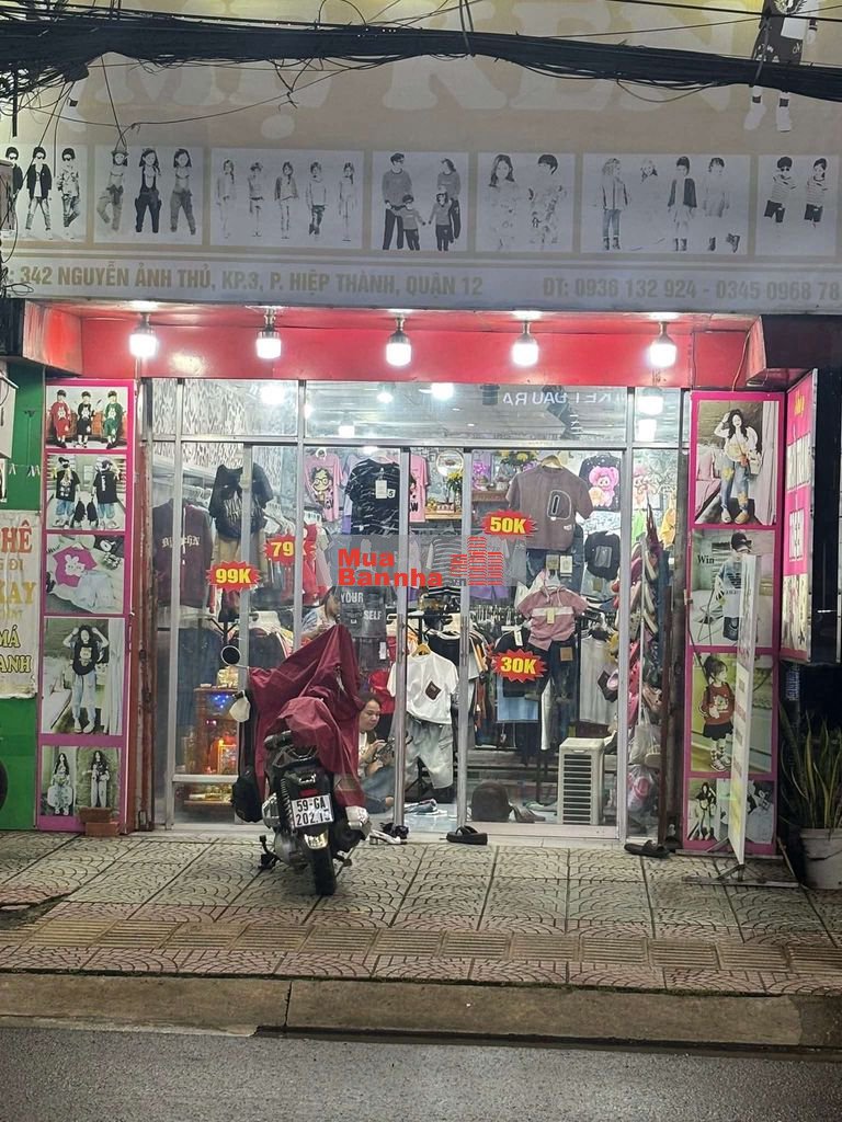 Mặt tiền 5x25m Nguyễn Ảnh Thủ khúc sung nhất, Kd sầm uất