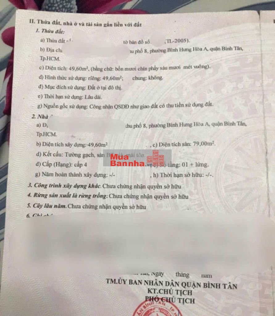 Nhà chính chủ cần bán gấp