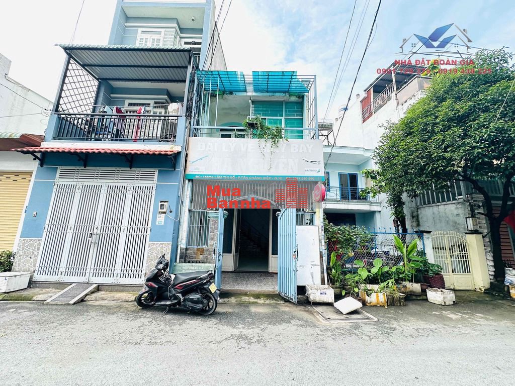 Nhà 4m x 12m 2 tầng Mặt tiền đường thông Tân Chánh Hiệp05 kd,mở cty