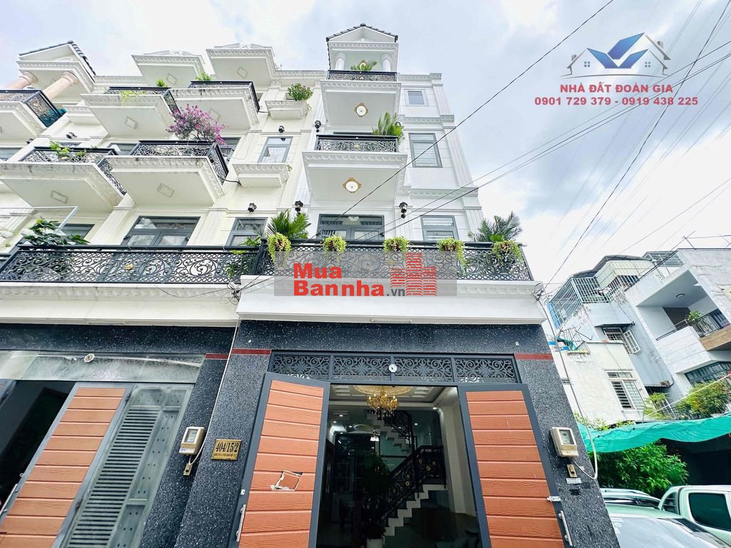 Nhà phố 4.5Mx13M 3Lầu Hẻm 6M 2/ Ngắn TCH10, P.Tân Chánh Hiệp ,Q12