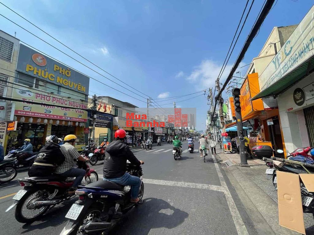 Nhà MTKD HẬU GIANG p12, Q6 dt 7.5x28m nhà 5 tầng giá 43.5 tỷ