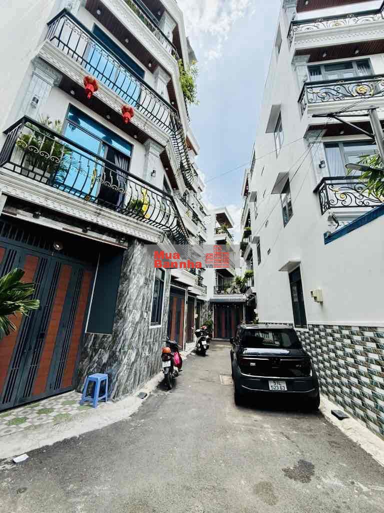 Siêu phẩm 4 tầng oto đậu cửa sát bên EMART GÒ VẤP