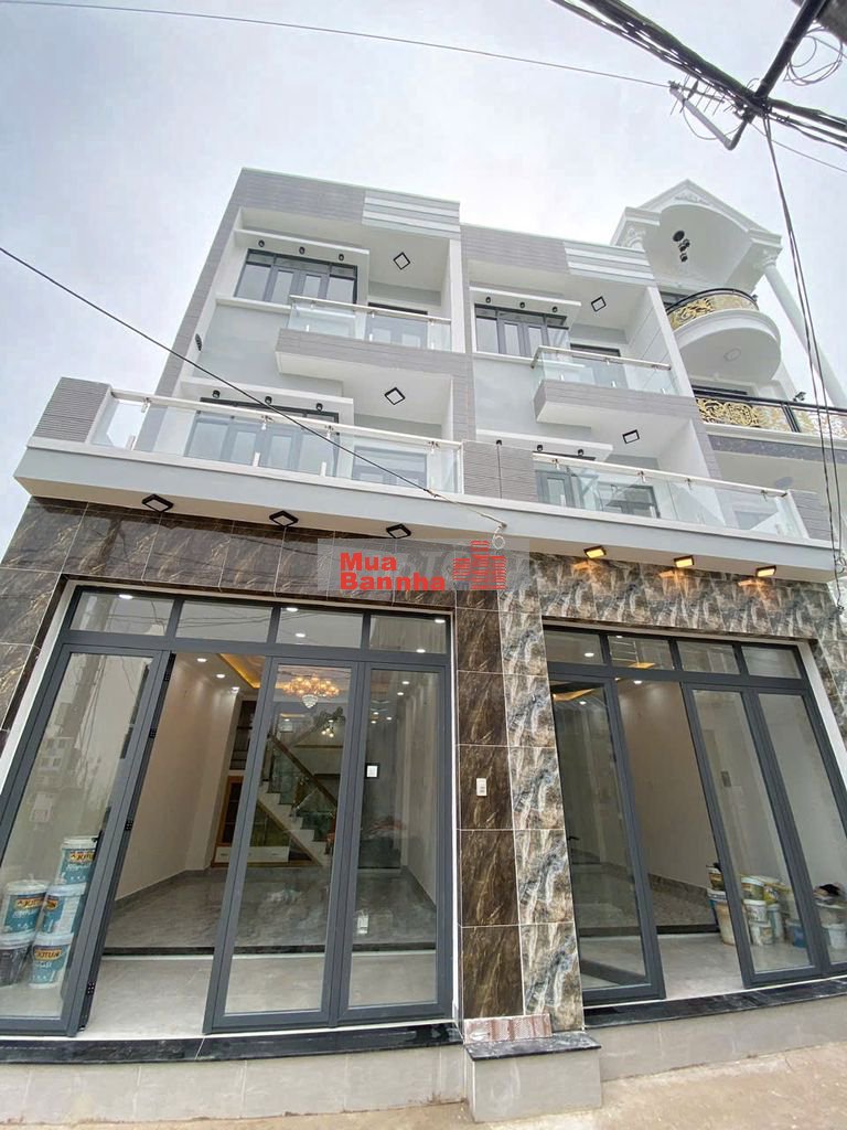 Bán nhà sổ hồng riêng, 1 trệt, 2 lầu, 4 phòng ngủ