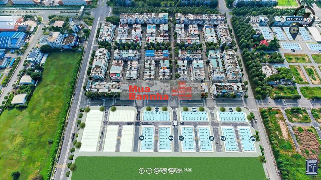 Nhà phố thương mại Uni Complex 2 măt tiền đường