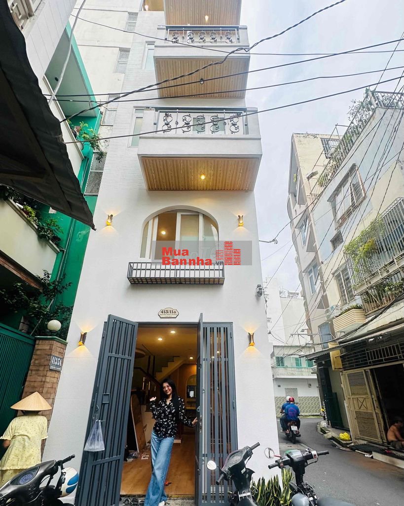 Bán Nhà Hẻm Xe Hơi đường Nguyễn Kiệm.Q,Phú Nhuận ,3pn 4wc 25m2. 5tỷ888