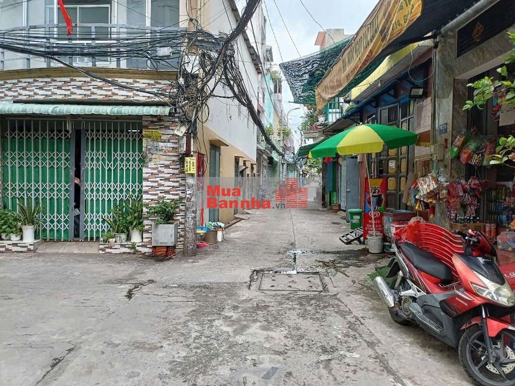 Nhà 2 mặt tiền hẻm thông xe hơi Phan Huy Ích p14 dt 4.3x14m 1 lầu