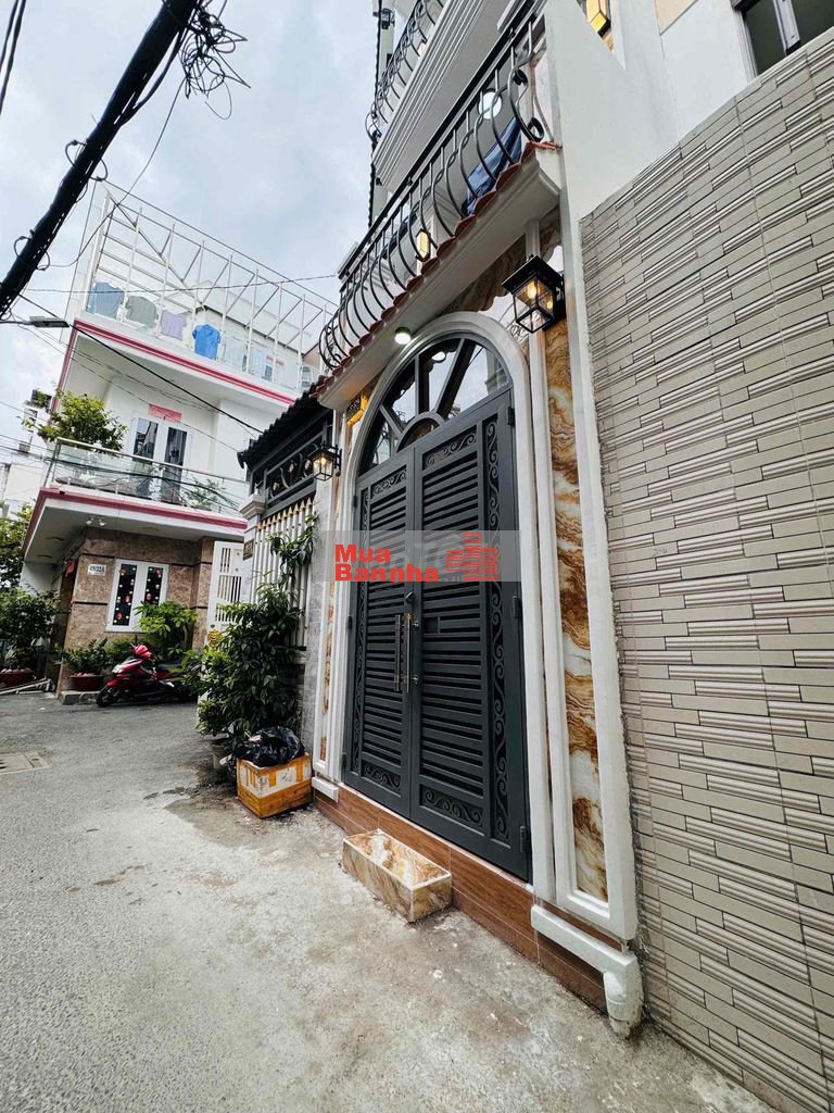 Nhà hẻm 1trục trẳng 12,4m 2pn 2WC đường Nguyễn Văn Đậu. Phú Nhuận