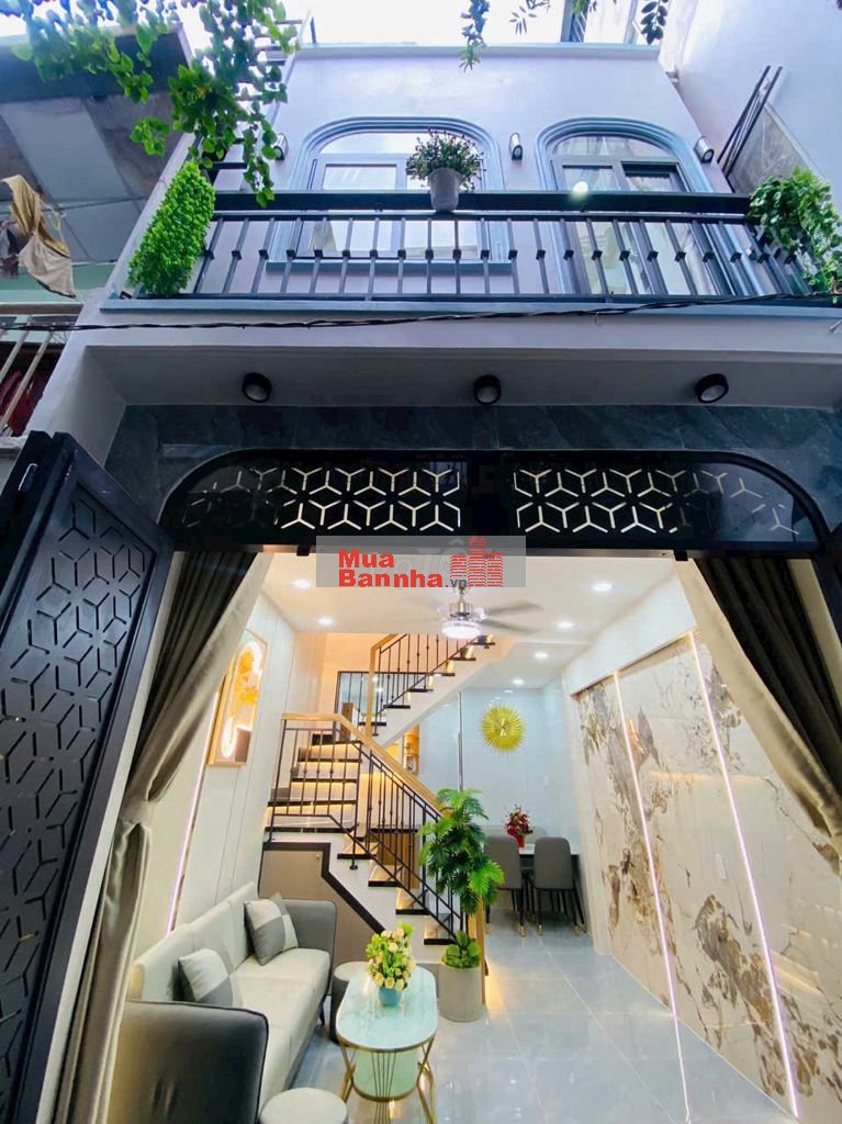 Bán nhà mới đẹp đường Phạm Văn Chiêu,P.14,  3,4 x 7, 2PN giá 2.9 tỷ tl