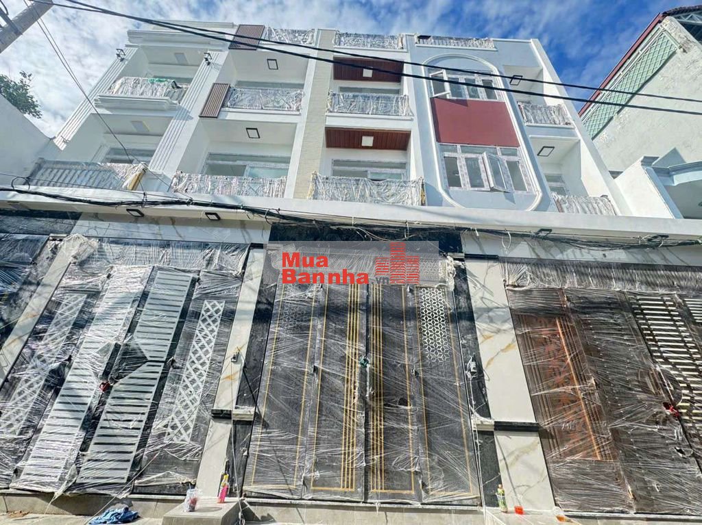 Nhà mới xây 100% an dương vương hẻm 5m