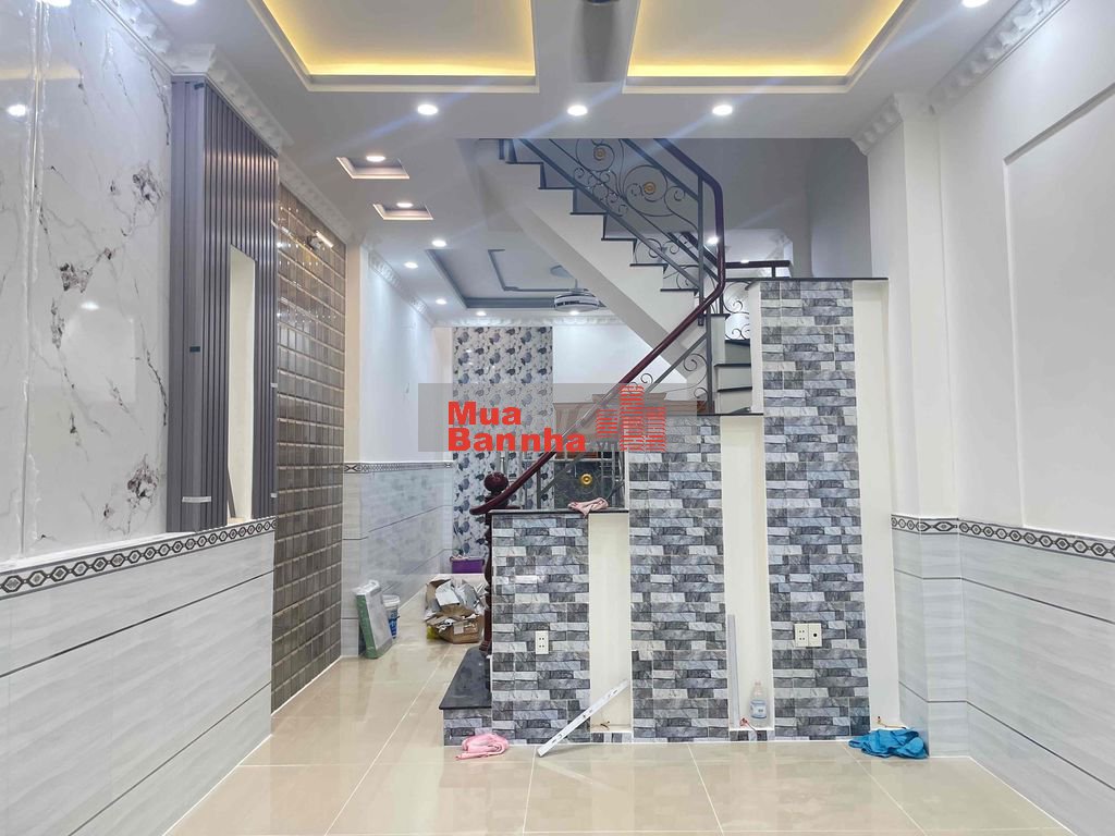 Bán nhà mặt tiền liên khu 16-18 Khu Tên Lửa 3.5 Tấm Dt 4x19m đẹp mới