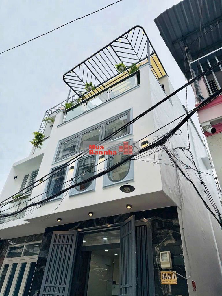 Nhà 4,3 x 8 đúc 1 trệt 2 lầu hẻm xe hơi Quang Trung phường 11 gò vấp