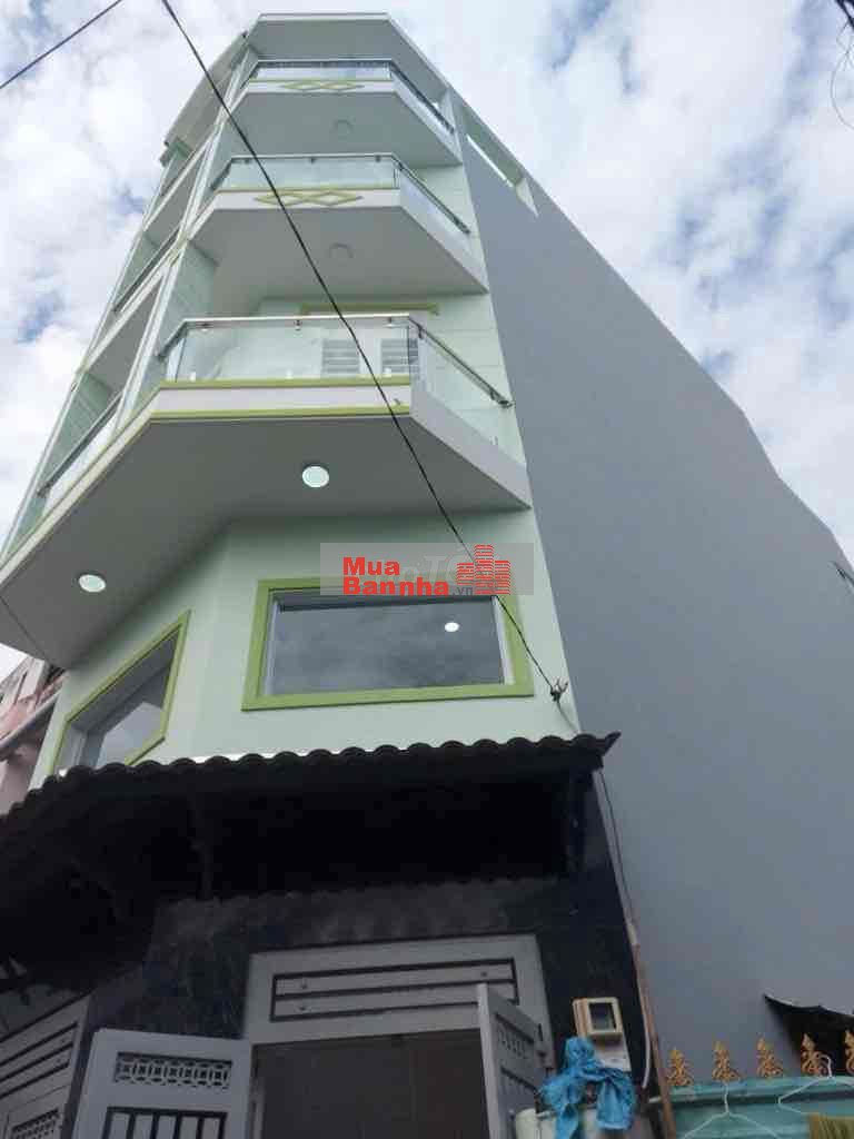 56m2(4x14), 5 tầng 6pn, hẻm xe hơi, đường số khu LVQ Bình Tân