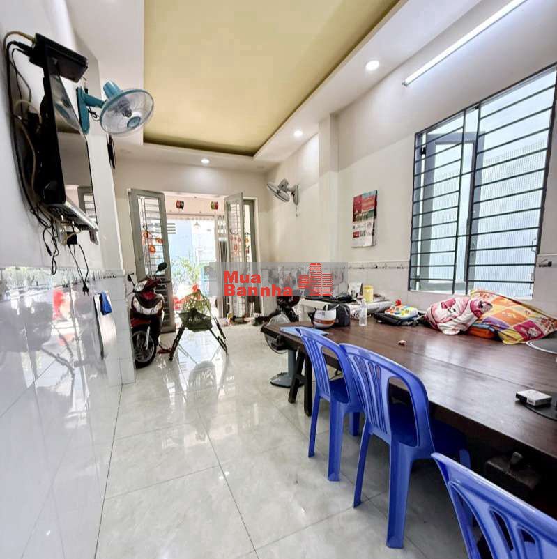 NHÀ MỚI ĐẸP LÊ QUANG ĐỊNH HẺM 4M LÁT GẠCH SẠCH ĐẸP•3 tầng 49m2 giá 8tỷ