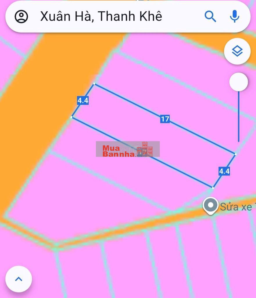 👑 Mặt tiền trung tâm 73 m², 2 tầng đường có lề đậu ô tô, gần biển.
