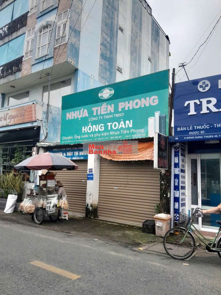 Cần bán nhà cấp 4 mặt tiền đường P ĐHTQ12 DT 6,4 x25kinh doanh sầm uầt