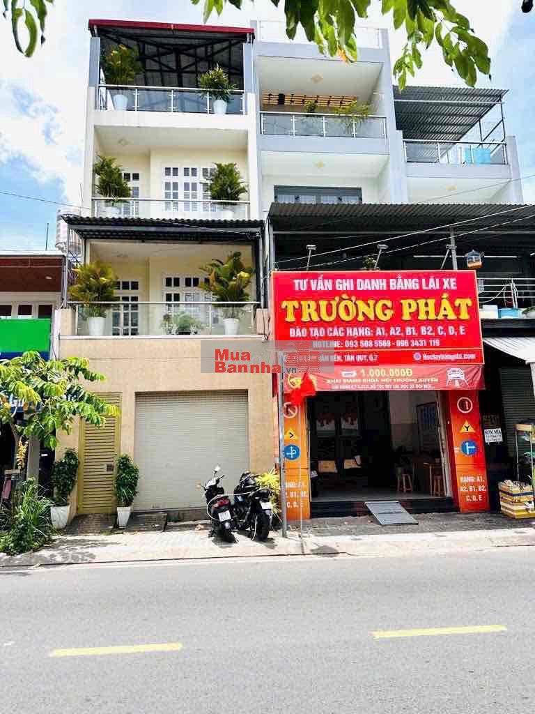 BÁN NHÀ MẶT TIỀN ĐƯỜNG LÂM VĂN BỀN - 4 TẦNG - 4.8x18M