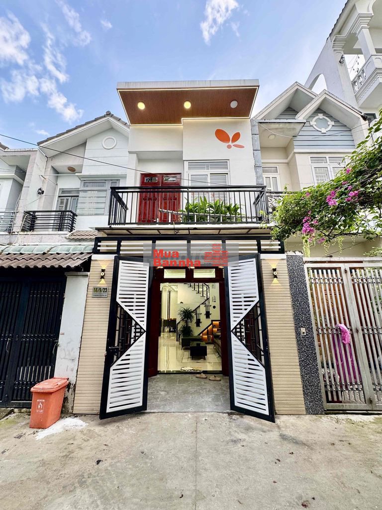 Nhà 1 Lầu 4x14. Hẻm 5M Xe Hơi. Gần UBND Phường TX Cũ, Full Nội Thất