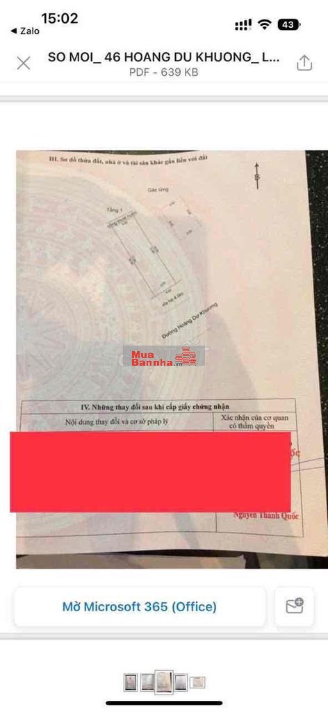 Bán nhà cấp 4 đường 7m5 Hoàng Dư Khương- Khuê Trung - Cẩm Lệ - Đà Nẵng