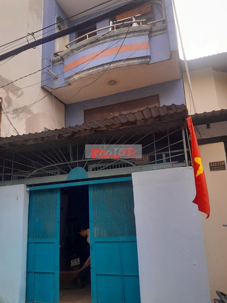 Nhà hẻm 445 Tân Hòa Đông xây 2,5 lầu ,4x18m