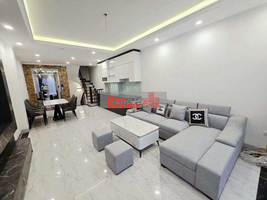 Nhà Thạch Bàn -Mặt ngõ thông ô tô vào- 6 tầng thang máy -full nội thất