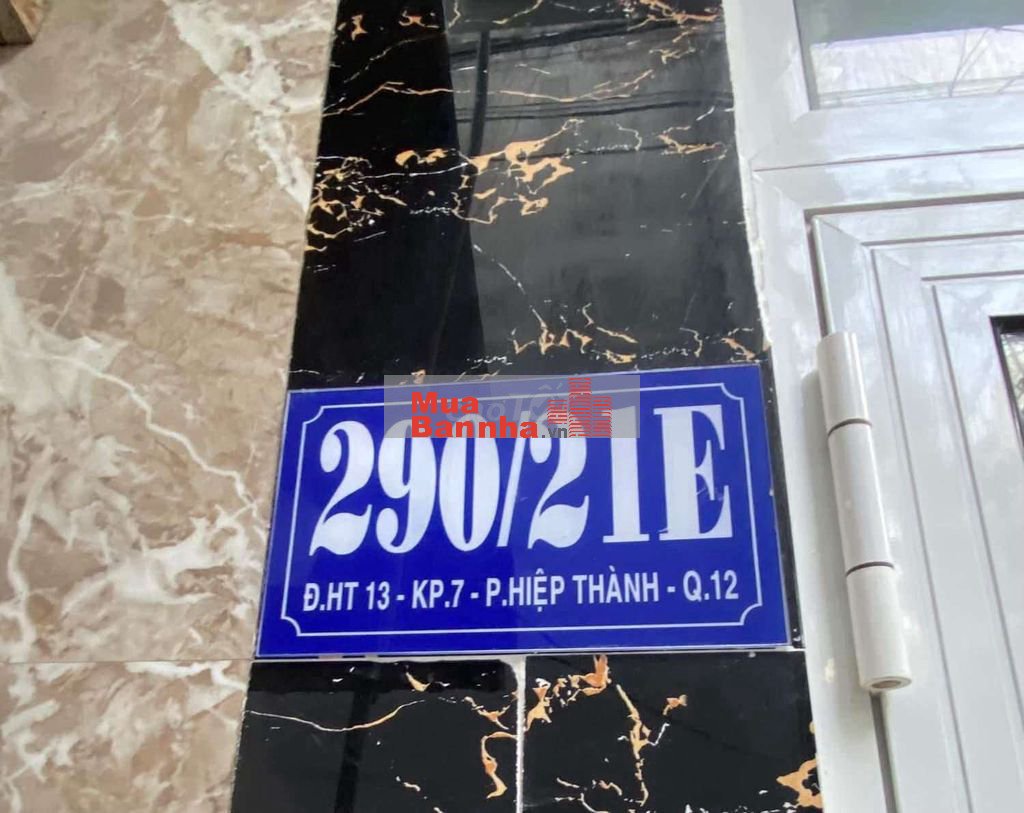 Nhà bán hẽm 290 ht13 phường hiệp thành