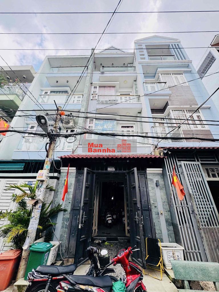 NGAY CHỢ LÊ VĂN QUỚI - 4x14 - 4 TẦNG SÂN THƯỢNG - 5 PHÒNG-HẺM NHỰA 7M