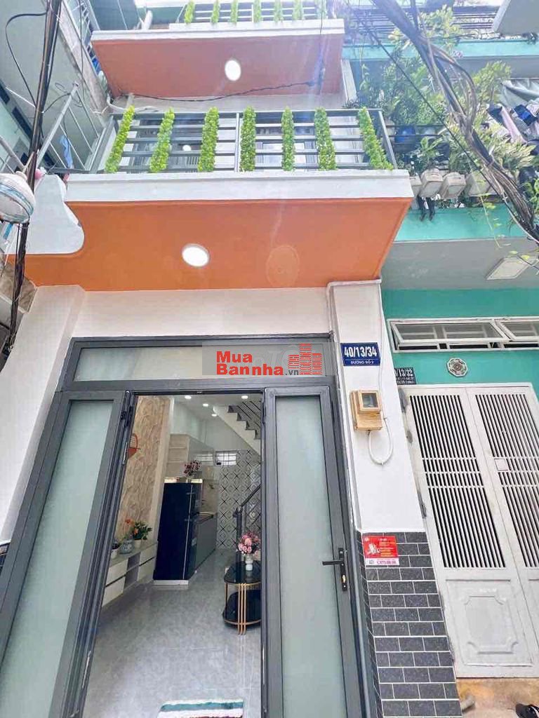 BÁN NHÀ 3tầng P3 ĐỦ CÔNG NĂNG DS2 Nguyễn Kiệm P3 P3 GV Hạnh Thông TPHC