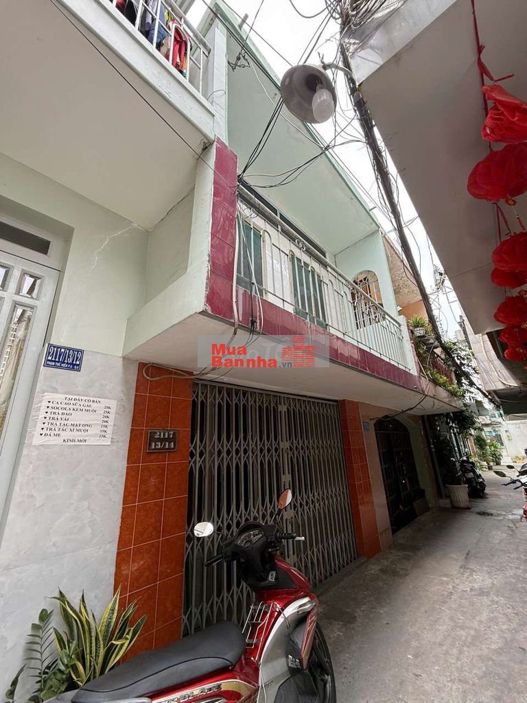 Nhà hẻm sạch đẹp 3,9x12m 1 lầu sổ hồng vị trí đẹp