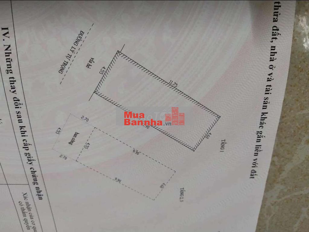 Bán nhà 3 tầng MT LÝ TỰ TRỌNG gần Đống Đa giá rẻ