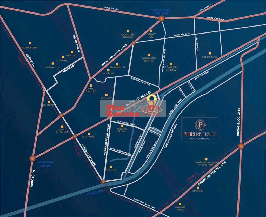 Bán nhà 1 trệt 1 lửng 2 lầu cách đại lộ Võ Văn Kiệt 200m