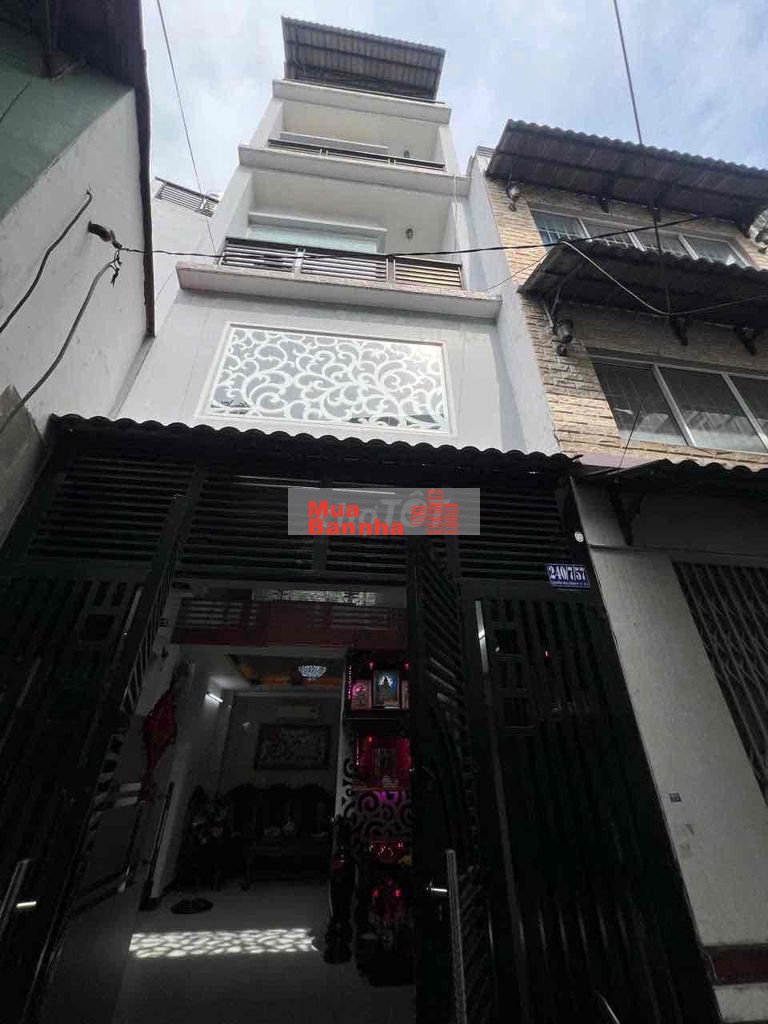 Nhà 4 lầu 3PN 3WC hẻm 3 gác Nguyễn Văn Luông bán gấp 5.18 tỷ (TL)