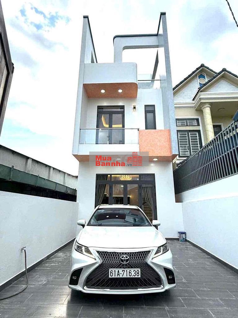 Bán Nhà Mặt Tiền DX 23 1 Trệt 2 lầu Ngay Chợ Phú Mỹ Gần Trường Gần Chợ