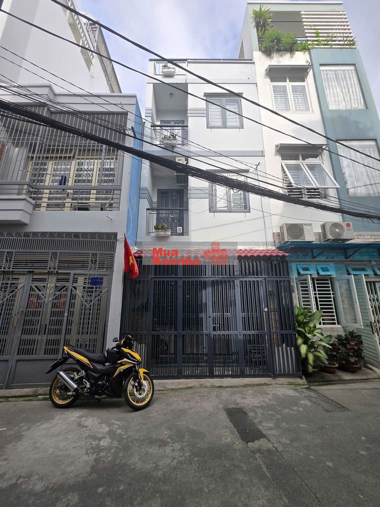 Bán nhà mới ở ngay Bờ Bao Tân Thắng, 3 tầng, hẻm xe hơi
