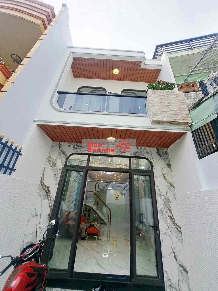 Nhà hẻm xe hơi cạch quận 6, khu tên lửa chỉ 5,55 tỷ, nhà mới ở ngay