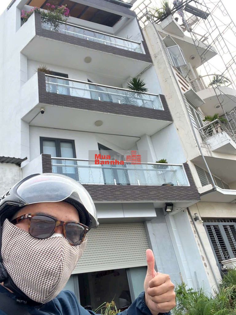 Nhà mặt tiền 4 tầng Kênh Tham Lương siêu rộng thoáng
