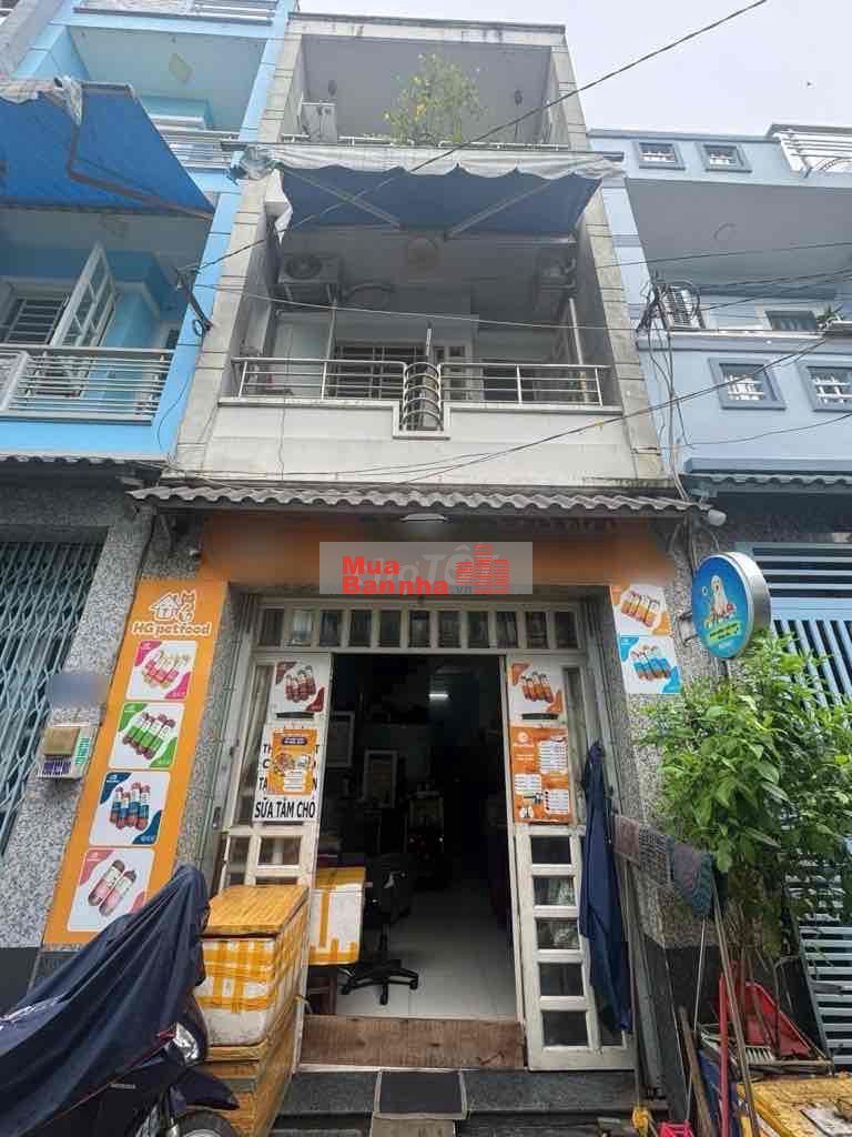 Bán Nhà 3 Tầng- 52m2- Hẻm 7m Thông- Gần Hương lỘ 3 Giáp Tân Phú- 4.x T