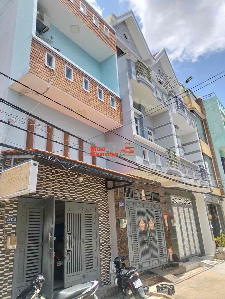 🏡 NHÀ ĐƯỜNG 8M - 51m2 (4.2x12M) - 4 Tầng có ST - MẶT TIỀN - SÁT QUẬN 6