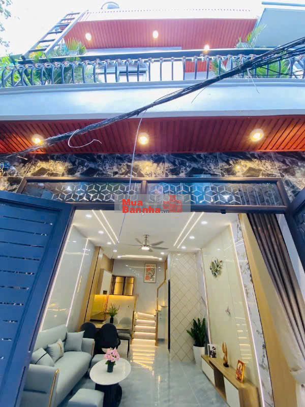 Bán nhà hẻm 3m Quang Trung, P.10, 4 x 8, 1T1L1L, 3PN giá 4.1 tỷ tl